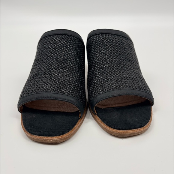 Lucky Brand Lenira Slide Sandals in Black Popcorn - Picture 3 of 7